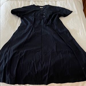 J. Crew Navy Midi Dress